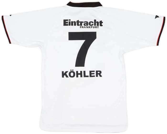 2008-11 Eintracht Frankfurt Signed Away Shirt Kohler #7 - 8/10 - (XS)