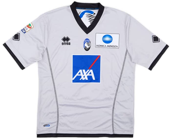 2013-14 Atalanta Match Issue Signed Third Shirt Lucchini #3