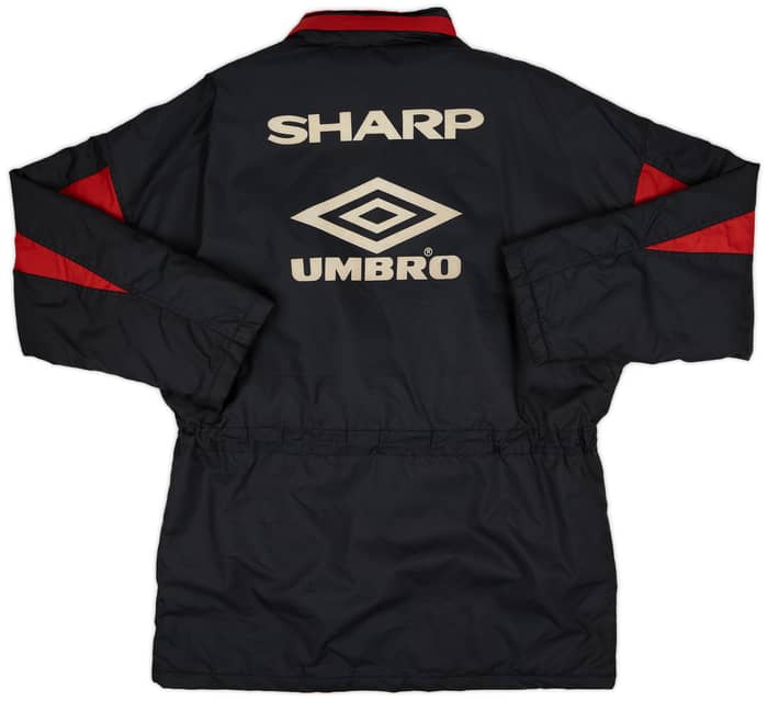 1992-93 Manchester United Umbro Padded Bench Coat - 9/10 - (L)