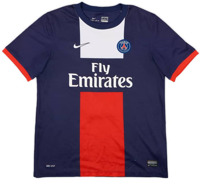 2013-14 Paris Saint-Germain Home Shirt T. Silva #2 - 5/10 - (XL.Boys)
