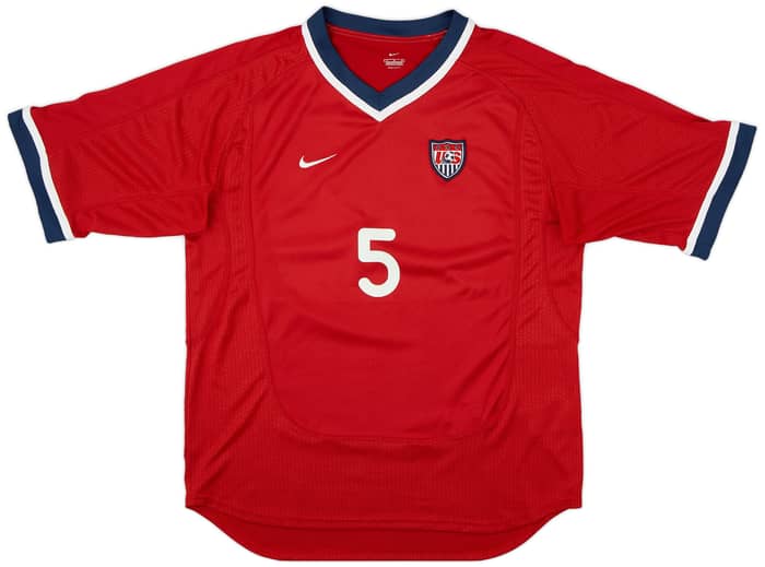 2000-02 USA Away Shirt O'Brien #5 - 6/10 - (L)
