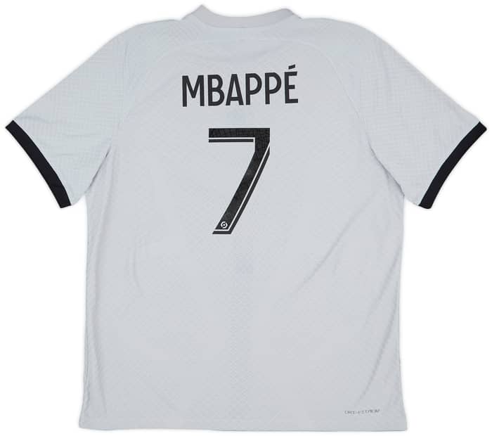 2022-23 Paris Saint-Germain Authentic Away Shirt Mbappe #7 - 10/10 - (XL)