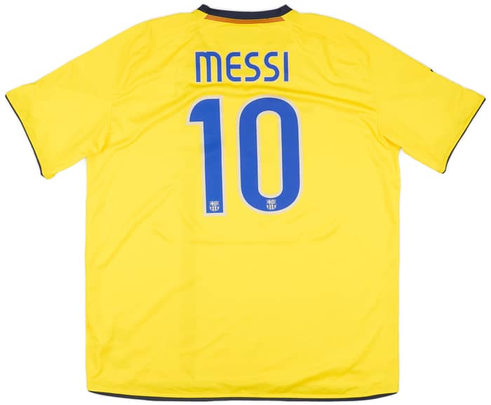 2008-10 Barcelona Away Shirt Messi #10 - 8/10 - (XXL)