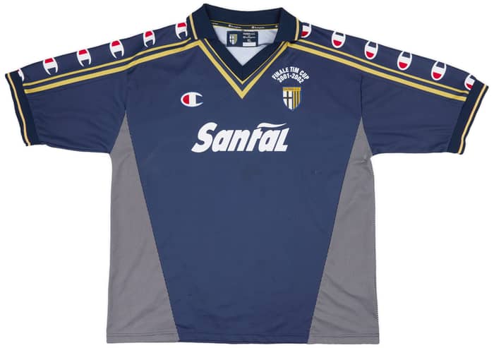 2001-02 Parma 'Signed' 'Finale TIM Cup' Away Shirt - 8/10 - (XL)