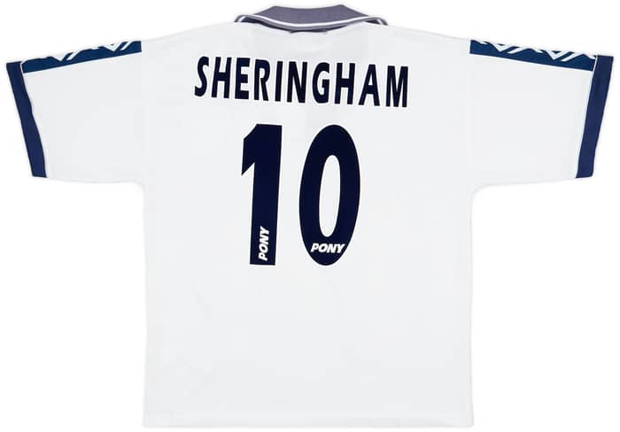 1995-97 Tottenham Home Shirt Sheringham #10 - 6/10 - (M)