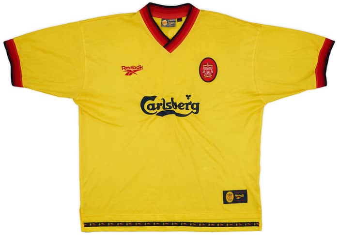 1997-99 Liverpool Away Shirt Gerrard #28 - 5/10 - (XL)