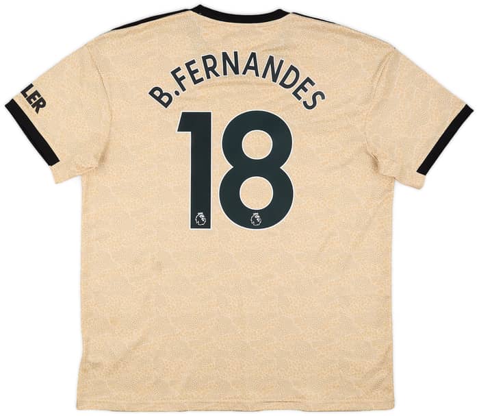 2019-20 Manchester United Away Shirt B.Fernandes #18 - 8/10 - (XL)
