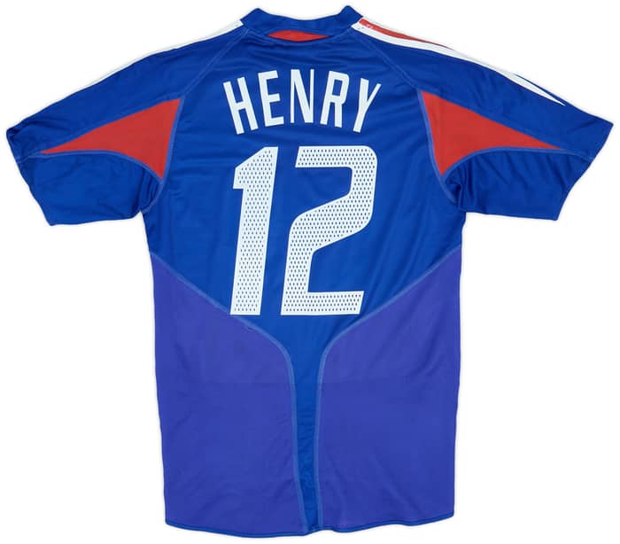 2004-06 France Home Shirt Henry #12 - 5/10 - (S)