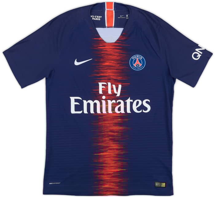 2018-19 Paris Saint-Germain Authentic Home Shirt Mbappe #7 - 9/10 - (M)