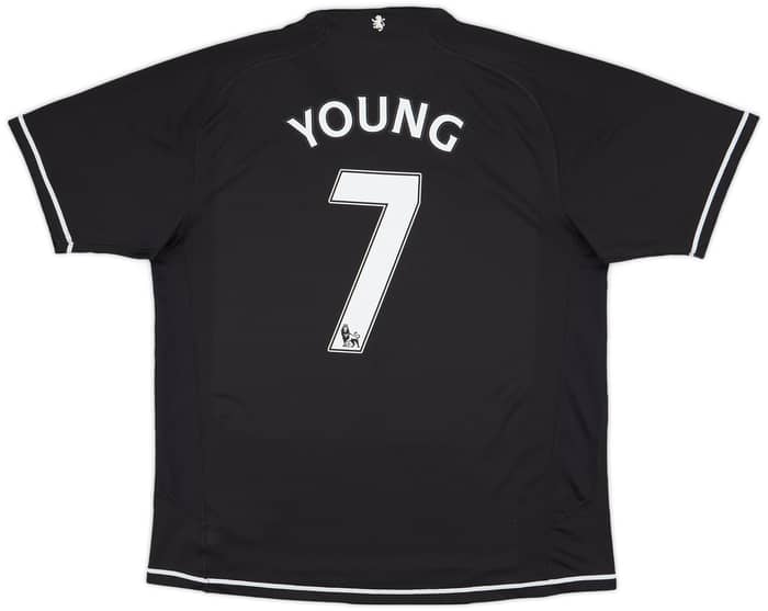 2007-08 Aston Villa Third Shirt Young #7 - 5/10 - (L)