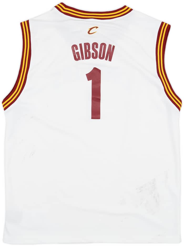 2010-13 Cleveland Cavaliers Gibson #1 adidas Home Jersey - 5/10 - (XL.Boys)