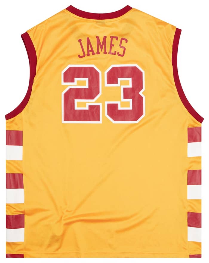 1975-76 Cleveland Cavaliers James #23 Reebok Hardwood Classics Jersey (Home) XXL