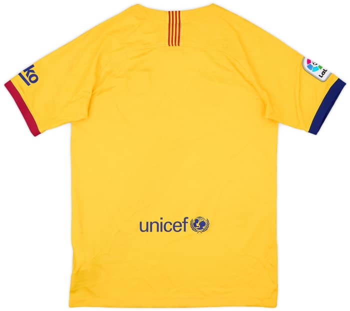 2019-20 Barcelona Away Shirt - 7/10 - (XL.Boys)