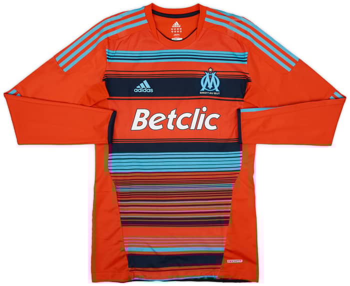 2011-12 Olympique Marseille Player Issue TechFit Third L/S Shirt Lucho #8 - 10/10 - (XL)