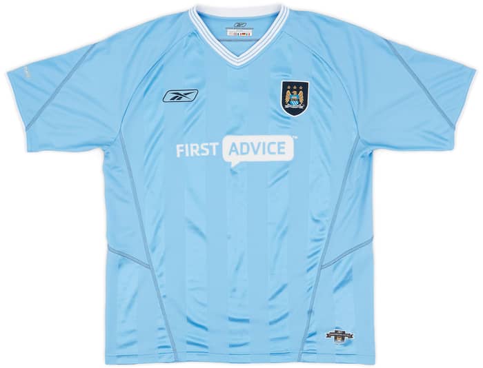 2003-04 Manchester City Home Shirt Anelka #39 - 8/10 - (L)