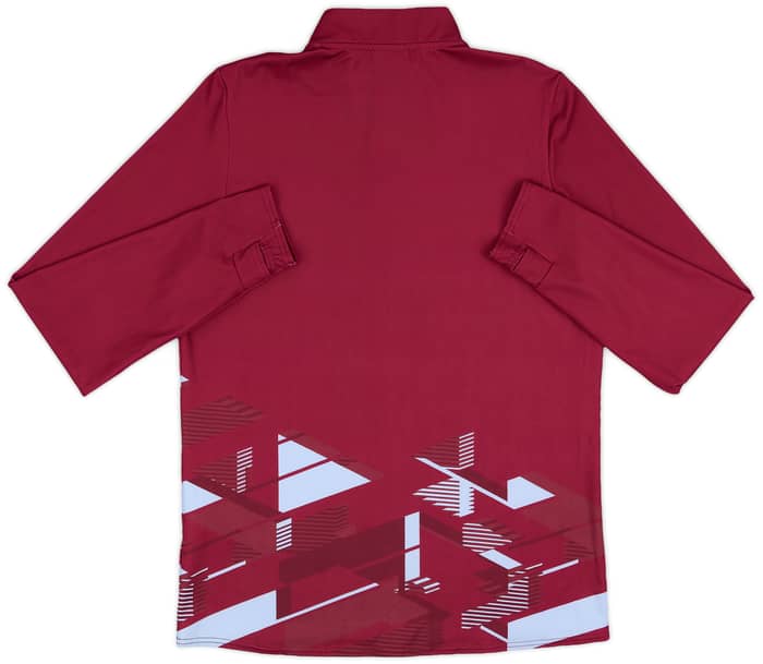2023-24 West Ham Player Issue 1/4 Zip Training Top - 9/10 - (M)