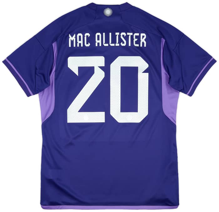 2022-23 Argentina Away 'vs Poland' Shirt Mac Allister #20