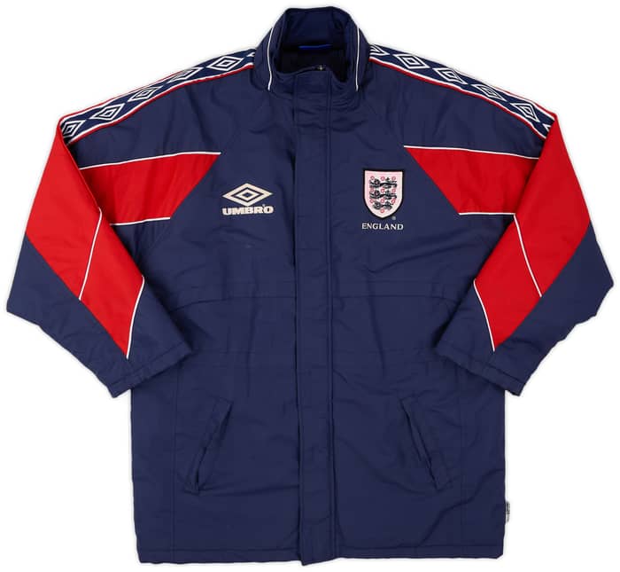 1998-00 England Umbro Padded Bench Coat - 6/10 - (L)