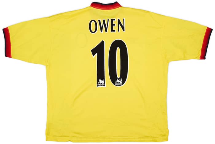 1997-99 Liverpool Away Shirt Owen #10 - 9/10 - (XXL)