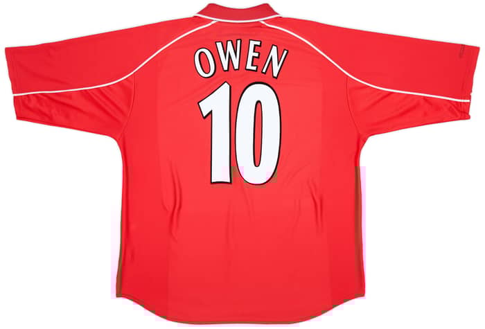 2000-02 Liverpool Home Shirt Owen #10 - 6/10 - (L)