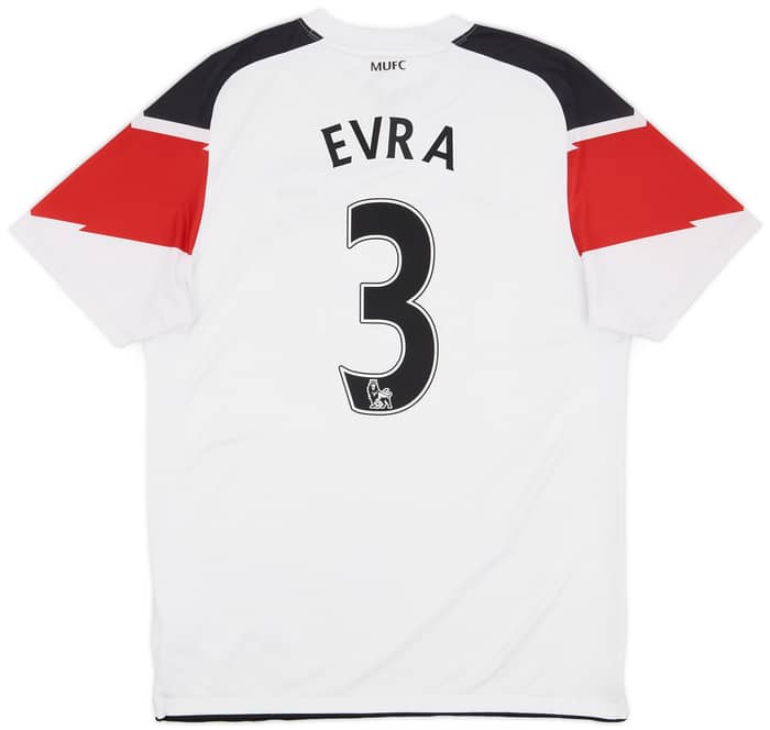 2010-12 Manchester United Away Shirt Evra #3 - 6/10 - (M)