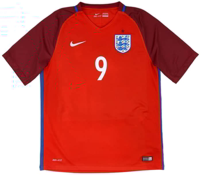 2016-17 England Away Shirt Kane #9 - 7/10 - (L)