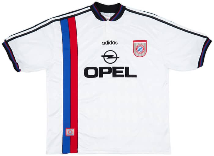 1996-98 Bayern Munich Away Shirt Klinsmann #18 - 9/10 - (XXL)