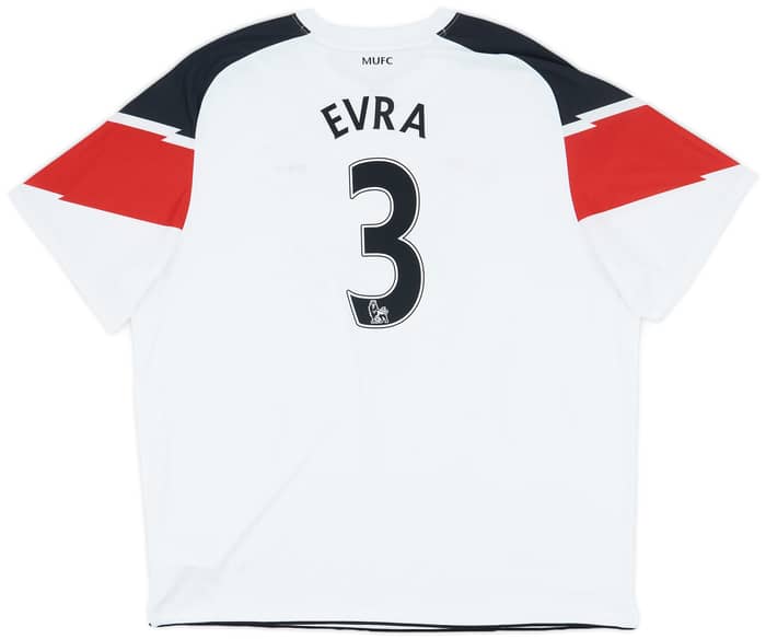 2010-12 Manchester United Away Shirt Evra #3 - 8/10 - (3XL)