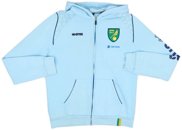2013-14 Norwich Errea Hooded Top - 6/10 - (L)