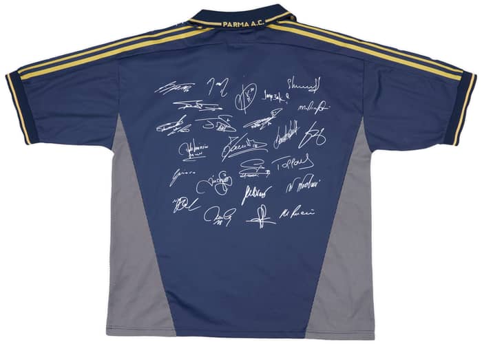 2001-02 Parma 'Signed' 'Finale TIM Cup' Away Shirt - 8/10 - (XL)