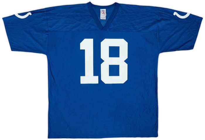 2007 Indianapolis Colts Manning #18 NFL Replica Home Jersey - 7/10 - (XXL)