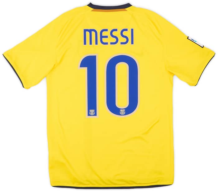 2008-10 Barcelona Away Shirt Messi #10 - 6/10 - (S)