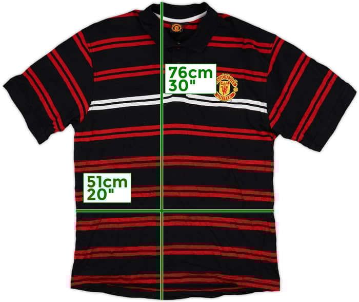2009-10 Manchester United Polo Shirt - 8/10 - (L)