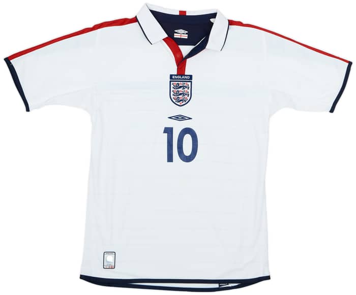 2003-05 England Home Shirt Owen #10 - 7/10 - (S)