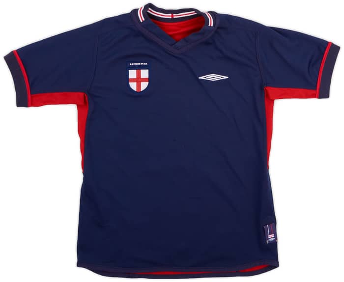2002-04 England Away Shirt - 7/10 - (M.Boys)