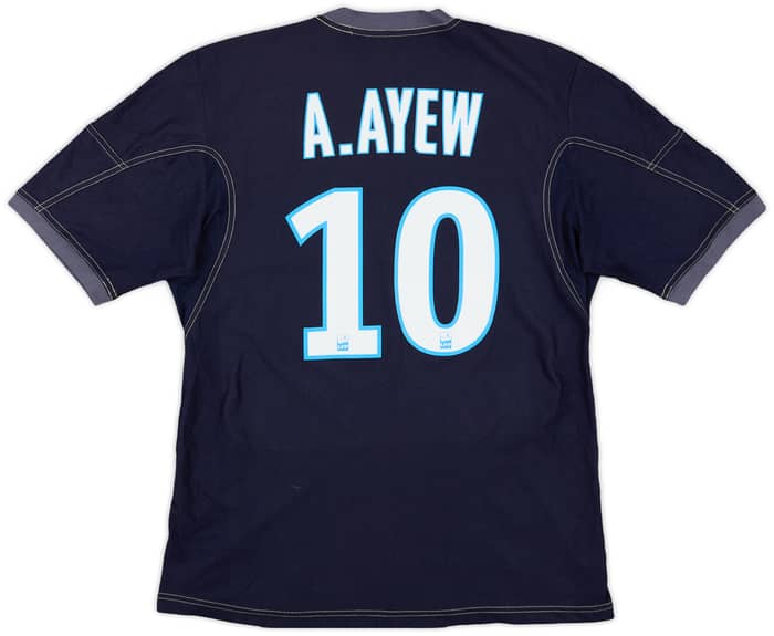 2013-14 Olympique Marseille Away Shirt A.Ayew #10 - 7/10 - (M)