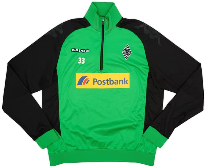 2014-15 Borussia Monchengladbach Player Issue Kappa 1/4 Zip Drill Top #33 - 7/10 - (XL)