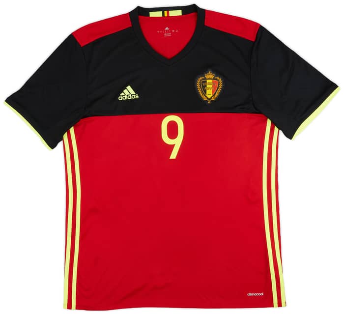 2016-17 Belgium Home Shirt Lukaku #9 - 8/10 - (L)