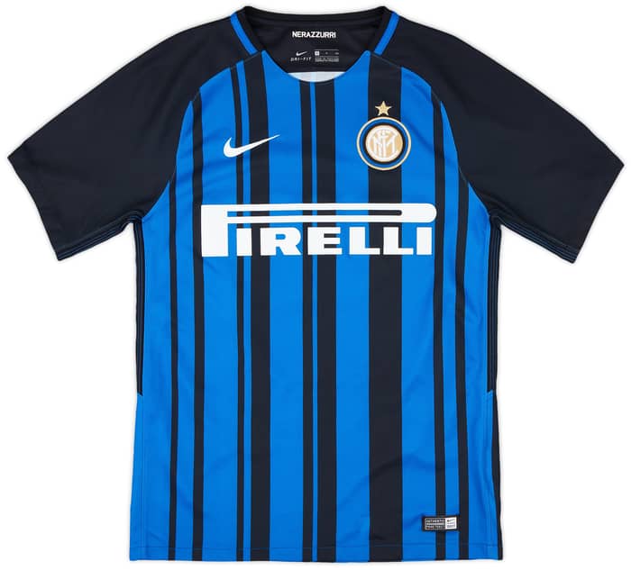 2017-18 Inter Milan Home Shirt Candreva #87 - 8/10 - (S)