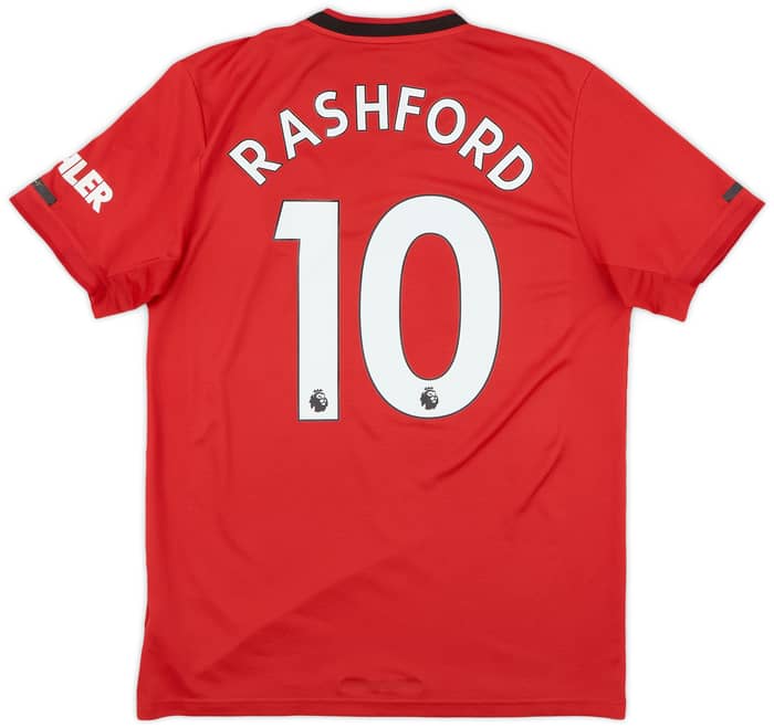 2019-20 Manchester United Home Shirt Rashford #10 - 9/10 - (M)