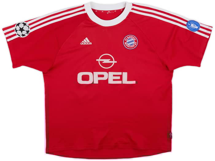 2001-02 Bayern Munich CL Shirt Elber #9 - 5/10 - (L)