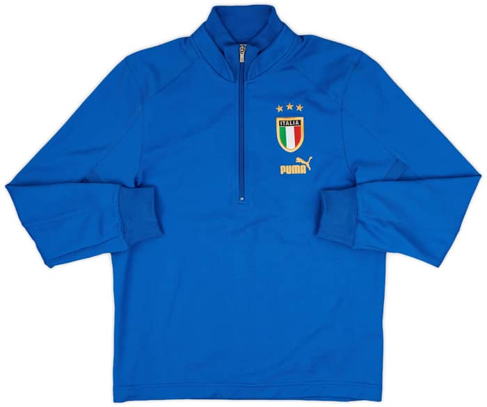 2004-06 Italy Puma 1/2 Zip Drill Top - 8/10 - (S)