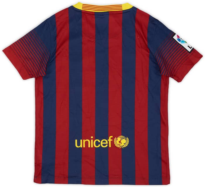 2013-14 Barcelona Home Shirt - 6/10 - (S.Boys)