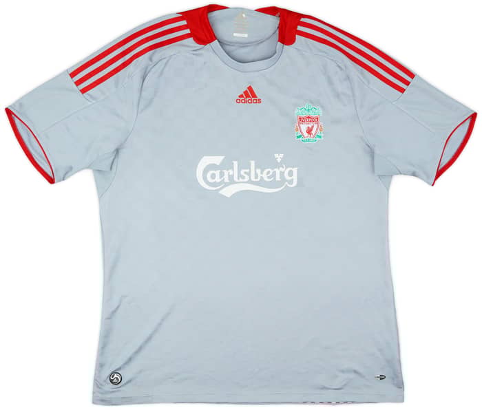 2008-09 Liverpool Away Shirt Gerrard #8 - 7/10 - (XL)