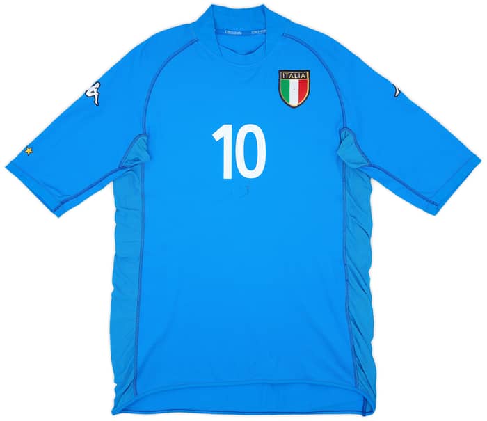 2002 Italy Home Shirt Totti #10 - 7/10 - (XL) 2002 Italy Home Shirt Totti #10 - 7/10 - (XL)