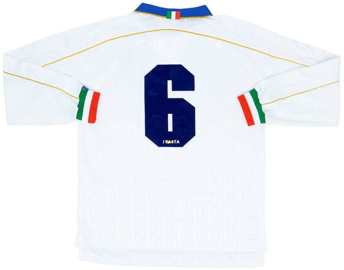 1994-96 Italy Match Issue Away L/S Shirt #6