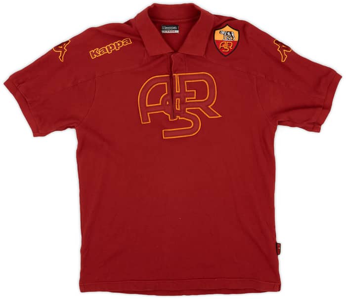 2009-10 Roma Kappa Polo Shirt - 6/10 - (L)