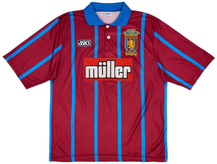 1993-95 Aston Villa Home Shirt McGrath #5 - 6/10 - (L)
