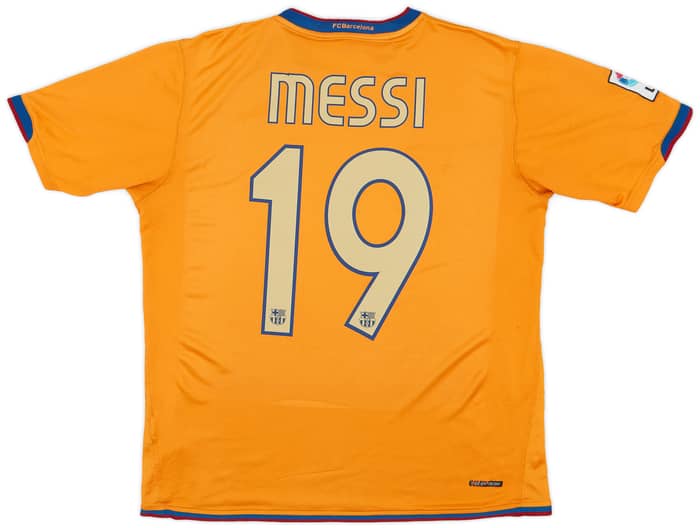 2006-08 Barcelona Away Shirt Messi #19 - 7/10 - (L)