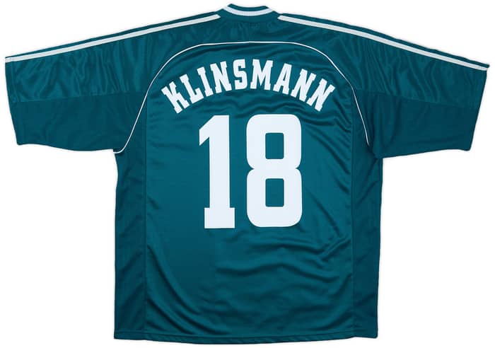 1998-00 Germany Away Shirt Klinsmann #18 (L)